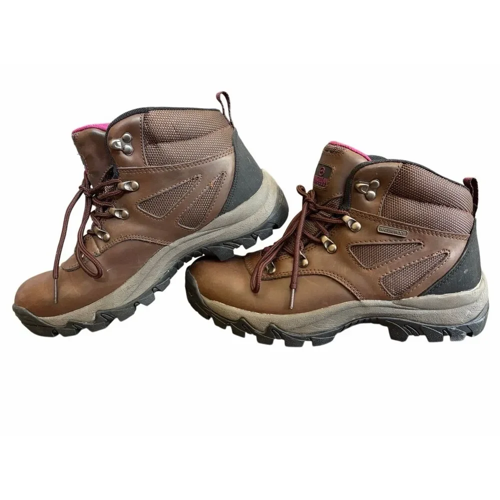 New Magellan HARPER II Women's 7.5D Hiking Boot Shoe Waterproof Leather 157483